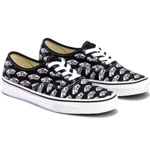 Vans Kids Authentic Blur Boards Shoes Black/Royal Size 12.0K NEW